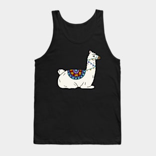 Peruvian llama Alpaca Animal Tank Top